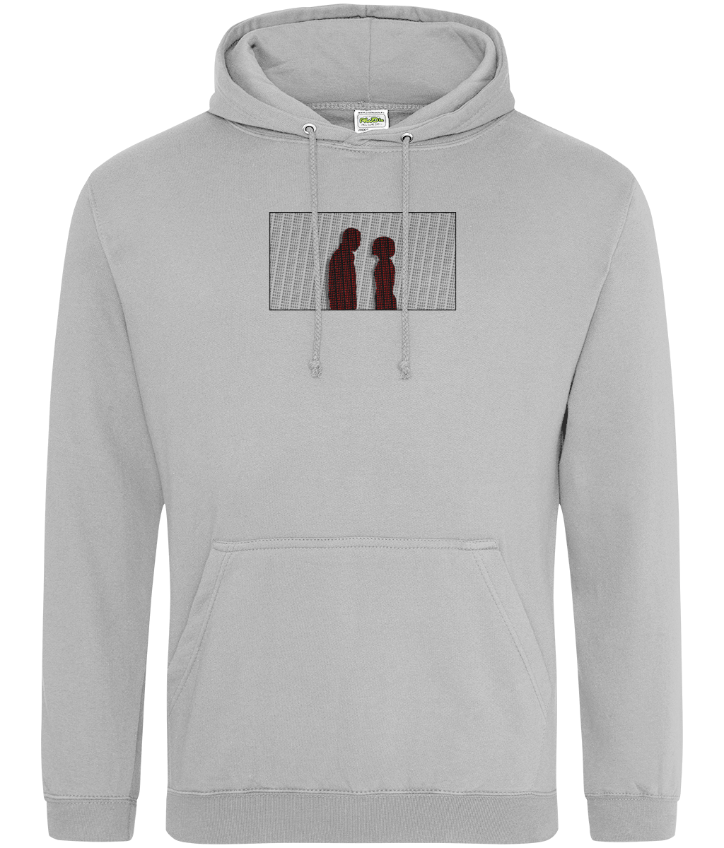 THE 'MEAT' COLLECTION - 'Silhouette' Hoodie - Heather Grey - Scene Stealers