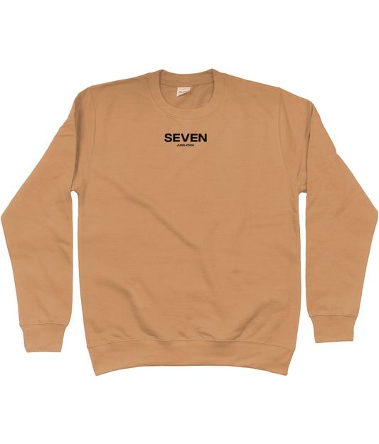 THE TREND COLLECTION - 'Seven' Jung Kook & BTS Inspired Unisex Sweatshirt (Black Font) - Scene Stealers