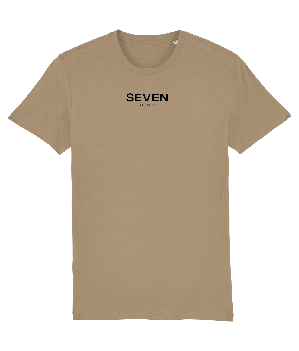 THE TREND COLLECTION - 'Seven' Jung Kook & BTS Inspired Unisex T-Shirt (Black Font) - Scene Stealers