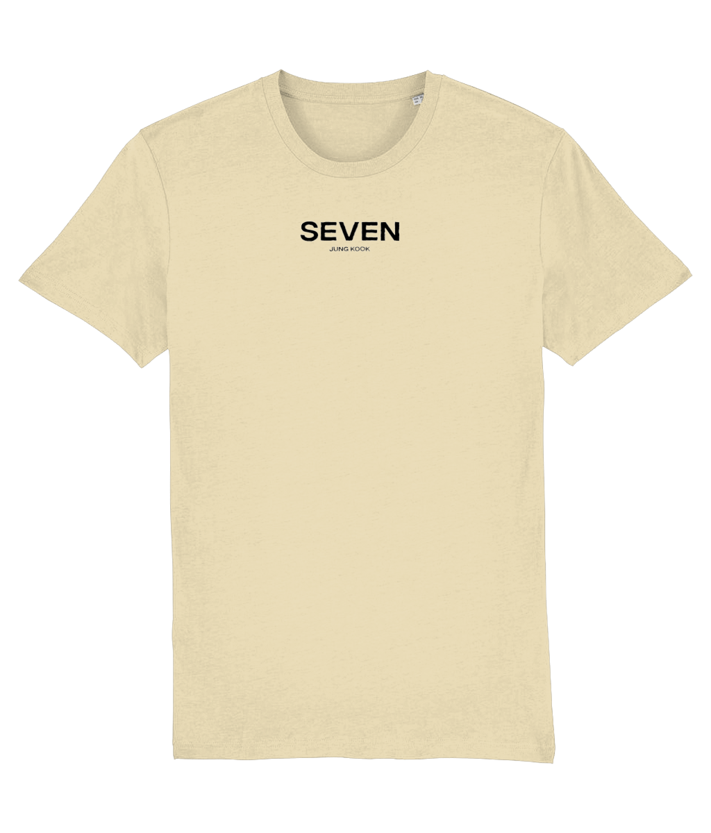 THE TREND COLLECTION - 'Seven' Jung Kook & BTS Inspired Unisex T-Shirt (Black Font) - Scene Stealers