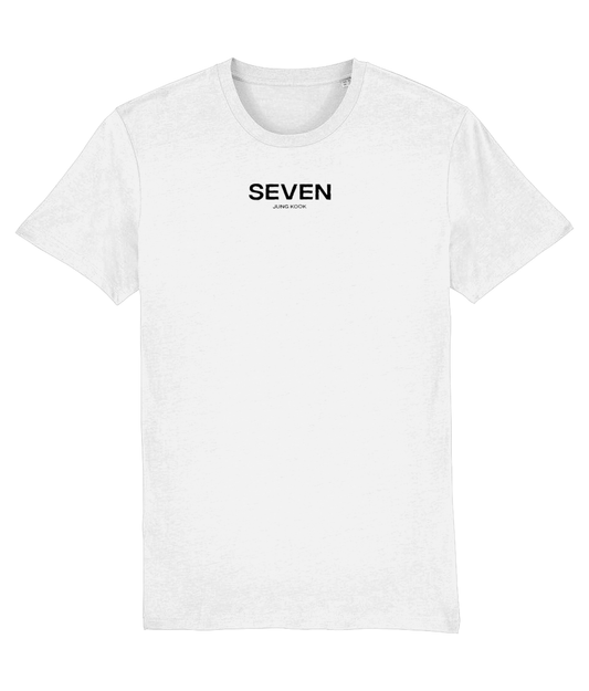 THE TREND COLLECTION - 'Seven' Jung Kook & BTS Inspired Unisex T-Shirt (Black Font) - Scene Stealers