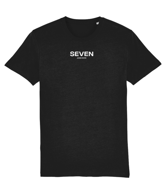 THE TREND COLLECTION - 'Seven' Jung Kook & BTS Inspired Unisex T-Shirt (White Font) - Scene Stealers